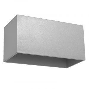 Aluminium up down vägglampa grå, Andro