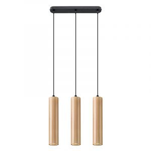 Trä fönsterlampa brun, Francina