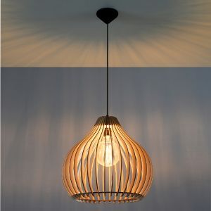 Trä fönsterlampa brun, Gudo