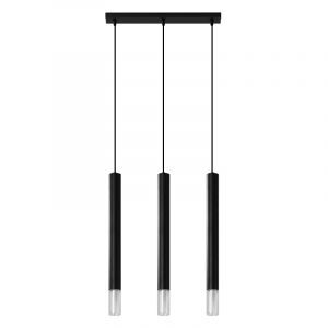 Glas fönsterlampa svart, Ishani
