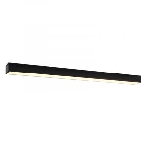 Aluminium taklampa svart, Mascha, 38W, 3000K LED