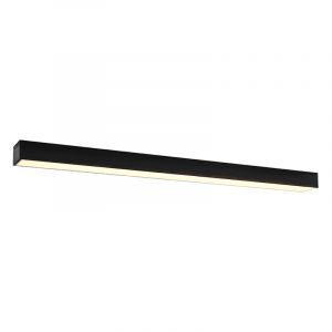 Aluminium vägglampa svart, Mascha, 48W, 3000K LED