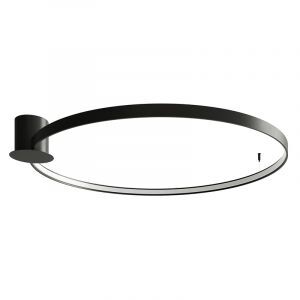 Aluminium plafond svart, Ringo, 70W, 3000K LED
