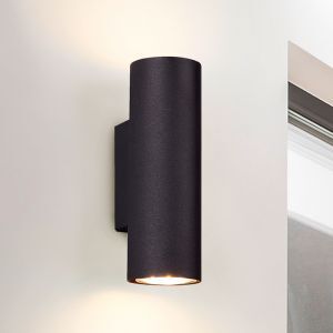 Svart up down vägglampa modern, Kaso