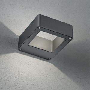 Antracit utelampa modern, Norton, 4,5W, 3000K LED, IP54