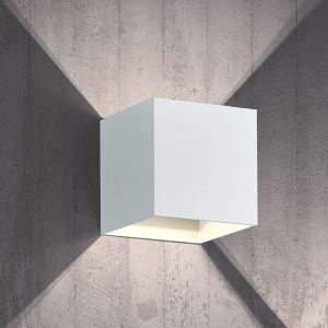 Vit up down vägglampa modern, Eva, 4,3W, 3000K LED