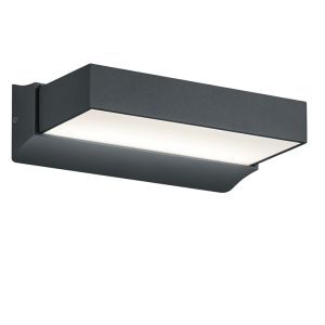Antracit utelampa modern, Sejet, 11W, 3000K LED, IP65