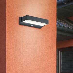 Antracit utelampa modern, Sejet, 11W, 3000K LED, IP54
