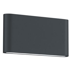 Antracit utelampa modern, Bridlington, 4,5W, 3000K LED, IP54