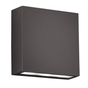 Antracit utelampa modern, Bridlington, 3W, 3000K LED, IP54