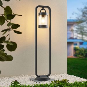 Antracit golvlampa utomhus med skymningssensor modern, Sambesi, IP44