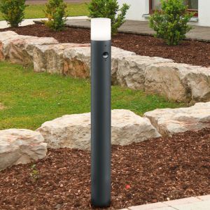Antracit golvlampa utomhus med rörelsesensor modern, Fjelso, IP44