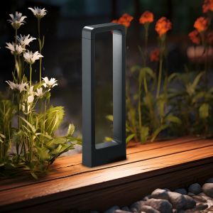 Antracit utelampa modern, Norton, 4,5W, 3000K LED, IP54
