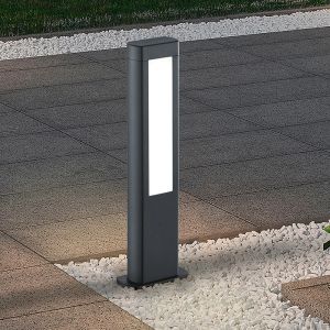 Antracit utelampa modern, Yndira, 5,5W, 3000K LED, IP54
