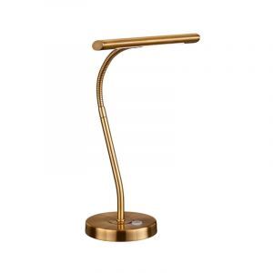 Brons bordslampa modern, Eliza, 4W, 3000K LED, med brytare