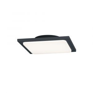 Antracit utelampa aluminium, Elonzo, 18W, 3000K LED, IP54