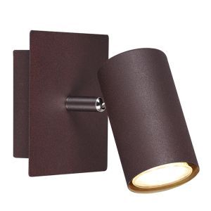 Rostfärgad väggspotlight modern, Kaso