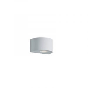 Vit utelampa design, Sandkas, 2W, 3000K LED, IP44