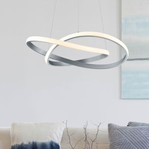 Nickel fönsterlampa modern, Aby, 27W, 3000K LED