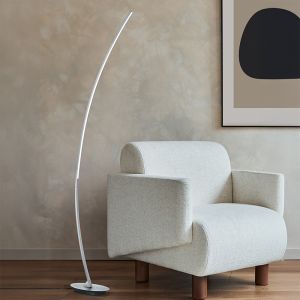 Svart golvlampa design, Vessla, 11W, 3000K LED, med brytare