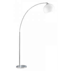 Krom golvlampa plast, Yana, med brytare