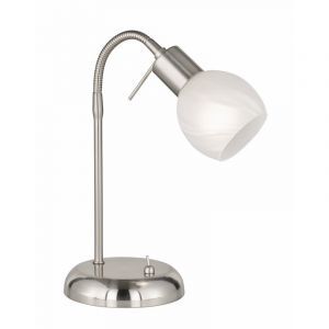 Nickel mini infälld spotlight modern, Benita, med brytare
