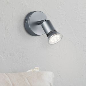 Silver väggspotlight modern, Belal