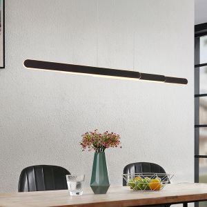 Svart fönsterlampa design, Dwayn, 48W, varm till kall vit justerbar LED, med beröringsdimmer