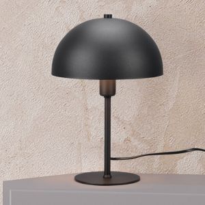 Svart bordslampa modern, Fransisca, med brytare