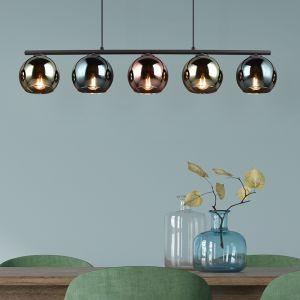 Flerfärgad fönsterlampa design, Glenda