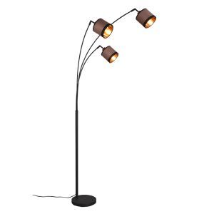 Taupe båglampa modern, Denley, med brytare