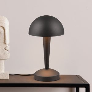 Svart bordslampa modern, Delila, med beröringsdimmer
