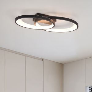 Svart plafond modern, Ersan, 25W, 3000K LED