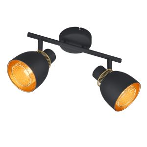 Svart spotlight tak modern, Sylvano