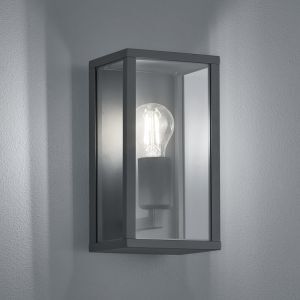 Antracit utelampa modern, Sanna, IP44