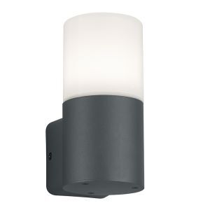Antracit utelampa modern, Fjelso, IP44