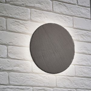 Svart vägglampa modern, Faisal, 9W, 3000K LED