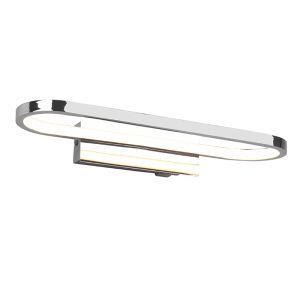 Krom badrumslampa vägg modern, Martin, 17W, 3000K LED, IP44