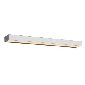 Krom badrumslampa vägg modern, Basma, 8W, 3000K LED, IP44