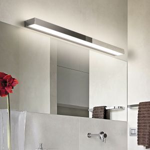 Krom badrumslampa vägg modern, Basma, 13W, 3000K LED, IP44