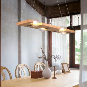 Trä fönsterlampa brun, Dyonne
