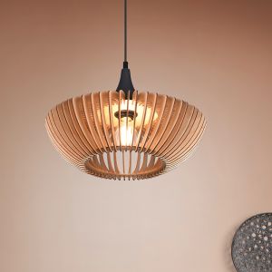 Trä fönsterlampa brun, Mirjan