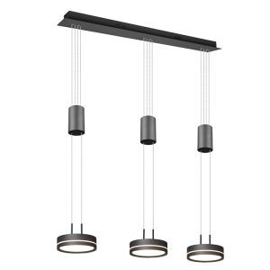 Antracit fönsterlampa modern, Marjon, 9W, 3000K LED