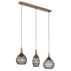 Brons fönsterlampa rustik, Rins