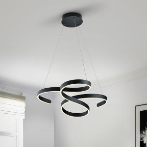 Antracit fönsterlampa modern, Davu, 52W, 3000K LED