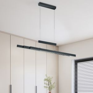Svart fönsterlampa modern, Jessey, 42W, varm till kall vit justerbar LED, med beröringsdimmer