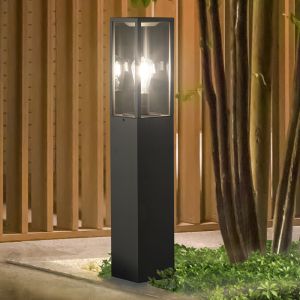 Antracit utelampa modern, Sanna, IP44