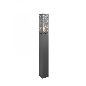 Antracit utelampa modern, Tobias, IP44