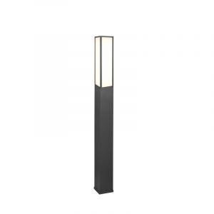 Antracit utelampa modern, Tessy, 15W, 3000K LED, IP54
