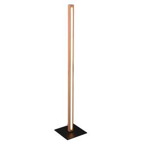 Modern läslampa golv trä, Kelley, 20W, 3000K LED, med brytare